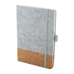 Quaderno Sostenibile in RPET e Sughero Corfel, Quaderno Promozionale per Merchandising - Product Image 1