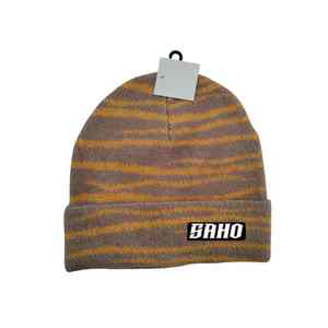 Bonnet GAA en tricot acrylique avec doublure intérieure en polaire et broderie complète du logo OEM quantité minimale de commande - Product Image 5