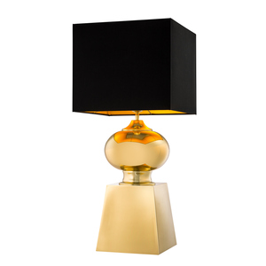 มาพร้อมกับสวิตช์หมุนที่สะดวกสบายบนฐานโคมไฟตั้งโต๊ะที่ทันสมัยและมีสไตล์ - Product Image 4