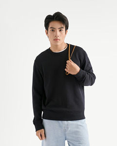 Sudadera de Algodón de Manga Larga para Hombre, con Hombreras Bordadas, Ajuste Entallado, Alta Calidad, Logotipo Privado Personalizado, Estilo Informal, Vietnam - Product Image 1