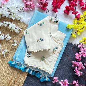 Artriddhs Blousewala Khadi Algodón Exclusivo Moda India Blusas Estilo Casual - Product Image 1