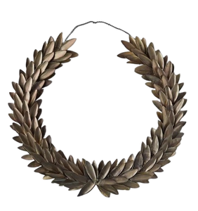Christmas <b>Garland</b> & Wreath Manufacturer and Supplier Made of Metal Silver Finished Metal Wreath High Quality <b>Xmas</b> Wreath - Product Image 2