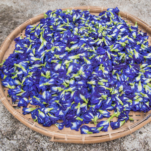 Fleurs de pois papillon séchées, fleurs entières, thé, couleur naturelle changeante, ingrédient pour les boissons, cocktails, mocktails, pâtisserie - Product Image 2