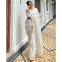 Robe de bal élégante vintage en or sable blanc, longue jusqu'au sol, drapée, style ethnique contemporain, pour occasions spéciales, manches longues