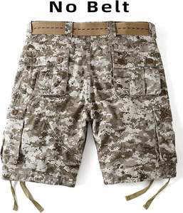 Urban Fashion Men Cargo Shorts Tela suave Multi bolsillo Impresión de logotipo personalizado disponible para compradores al por mayor - Product Image 2