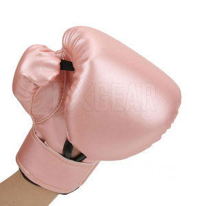 Guantes de boxeo de cuero hechos en fábrica con correa de muñeca adicional y soporte para boxeo profesional y entrenamiento regular - Product Image 4
