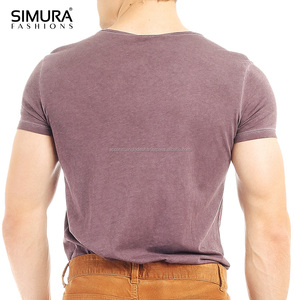 T-shirt imprimé nouveau style col rond et en V pour hommes et garçons, décontracté et streetwear, tendance, manches courtes, service OEM - Product Image 2