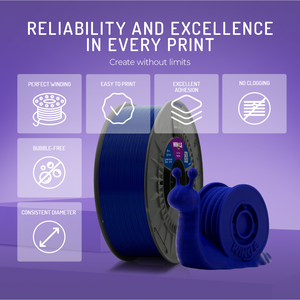 Filament PLA HD WINKLE 1,75 mm 1 kg pour imprimante 3D, tolérance élevée 0,05 mm, compatible lit chauffant 190-230°C, biodégradable, impression facile - Product Image 4