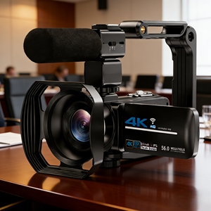 กล้องดิจิตอลมือถือระดับมืออาชีพสำหรับ YouTube รุ่น Ins Mini DV HD 4K พร้อมเซ็นเซอร์ CMOS ความละเอียด 25MP+ ซูมออปติคอล 18 เท่า สำหรับการบันทึกแบบพกพา - Product Image 1