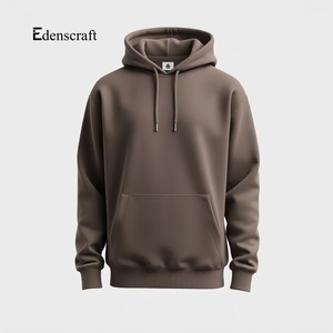 Fabricants de vêtements personnalisables sweats à capuche en coton mélangé pour hommes grande taille solide décontracté rétro ambiance hiver - Product Image 3
