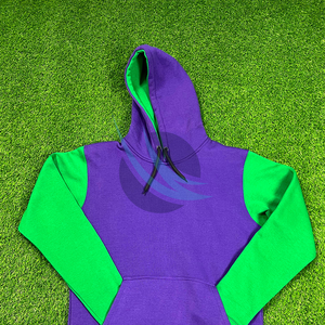 Streetwear Men's Winter Oversized Pullover Hoodie 100% Cotton Fleece Custom Logo <b>Long</b> Sleeve Comfortable Contrast Color - Product Image 3