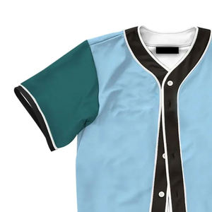 Nouveau Design Sublimation Baseball Jersey Pour Adultes Concevez Votre Propre Sublimation Hommes Maillot De Baseball À Manches Courtes - Product Image 3