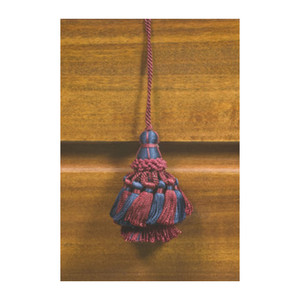 Fiocco X Chiavi Cm.9 Blu/Bordeaux - Product Image 1