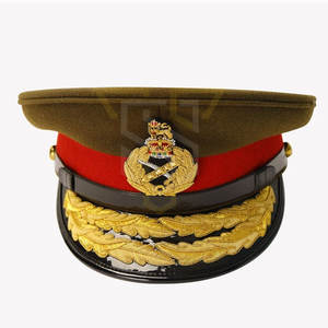 Nouvel arrivage Chapeau d'officier pour hommes à l'extérieur pour adultes Meilleure qualité Couleur solide Haute qualité Logo personnalisé Casual Service OEM PK - Product Image 5