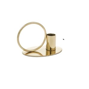 Candelero de alta calidad para decoración del hogar, candelabro de metal anhelado a mano indio - Product Image 3