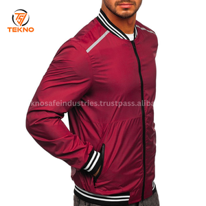 Chaquetas de bombardero informales ligeras de talla grande de alta calidad para hombres, superventas, prendas de vestir exteriores de moda, servicio OEM al por mayor personalizado - Product Image 2