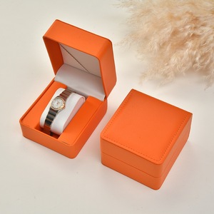 Boîte à montres <span class=keywords><strong>de</strong></span> <span class=keywords><strong>luxe</strong></span> en cuir PU <span class=keywords><strong>de</strong></span> haute qualité, vente en gros d'usine, boîte d'emballage pour bijoux, accessoires, présentoir cadeau - Product Image 5
