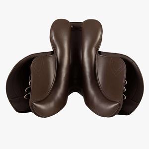 เบาะกระโดดแบบอังกฤษน้ำหนักเบาทำจากหนังสังเคราะห์ระดับพรีเมียมพร้อมหัวเข็มขัดสแตนเลสเหมาะสำหรับการแข่งและการขี่ - Product Image 6