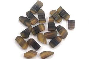 ชุด5ชิ้นหินฟลูออไรต์ธรรมชาติขนาดใหญ่30-35มม. เครื่องประดับที่มีเอกลักษณ์เฉพาะทำอัญมณีหลวม - Product Image 4