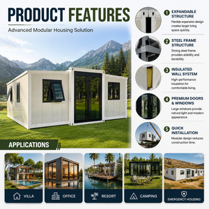 Casa Container Espandibile, Casa Prefabbricata Modulare, Installazione Rapida, Soluzione Abitativa Personalizzata - Product Image 2