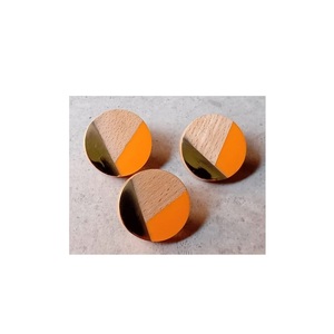 Boutons d'armoire de porte de tiroir en résine et laiton luxueux bouton de poignée de porte en résine de forme carrée couleur personnalisée très bonne qualité - Product Image 6
