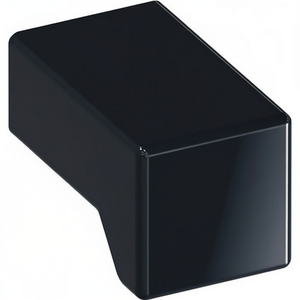 HEWI 547.15 Deep Black <b>Plastic</b> Furniture Knob 90 Deep Black Cabinet Organizer - Product Image 3