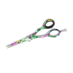 Tijera de corte de hoja afilada con tapa de tornillo ajustable Tijera de corte de pelo recubierta de papel de alta calidad hecha de acero inoxidable - Product Image 3