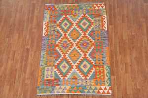 Tapis Durry Lavable en Machine Persan haut Vintage Boho Jeter Tapis Salon Buanderie Intérieur Antidérapant Lavable en Machine - Product Image 4