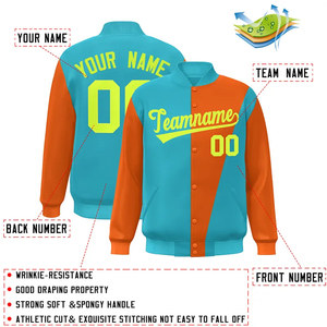 High Quality Men's Casual Baseball Windbreaker <b>Coats</b> Customizable Stand Varsity Jacket <b>Plus</b> <b>Size</b> For Winter Wholesale For Teams - Product Image 4