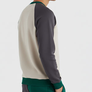 Sudaderas de Invierno para Hombre al por Mayor, 100% Algodón, Cuello Redondo, de Alta Calidad, con Apliques, Logotipo Personalizado Bordado, Forro Polar, Talla Grande - Product Image 2