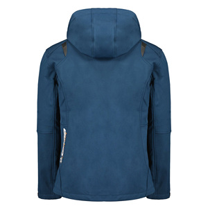 Chaqueta de invierno con cremallera de tendencia clásica, chaqueta con puños elásticos Softshell para hombres, ropa deportiva, chaqueta con capucha cómoda y elegante duradera - Product Image 6