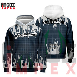 Sweats à capuche décontractés pour hommes en polyester 100% de qualité supérieure Graphiques imprimés par sublimation vibrants et motifs brodés pour l'hiver - Product Image 4