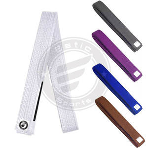 100% Material de poliéster Jiu Jitsu brasileño Gi cinturón ligero cinturón maestro para MMA BJJ Jiujitsu Judo Taekwondo Karate cinturones - Product Image 2