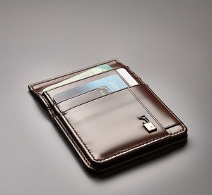 Cartera de cuero pequeña informal para mujer, monedero de Color marrón sólido, longitud corta, logotipo y diseño personalizados - Product Image 4