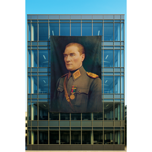 Póster de tela Rachel AS0299 con diseño de Atatrk - Product Image 1