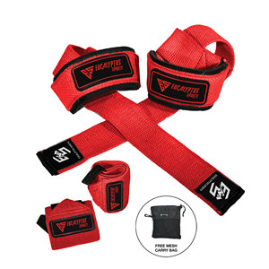 Sangles de levage de soutien de poignet de qualité supérieure avec sac de transport de qualité professionnelle - Product Image 3