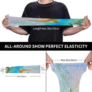 Mangas de compresión personalizadas para deportes, ciclismo, unisex, de verano, para exteriores, de secado rápido, transpirables, de licra/poliéster, calentadores de brazo - Product Image 6