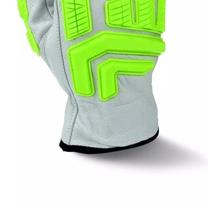 Protect Guantes DE TRABAJO resistentes a impactos Guantes de impacto antivibración Guantes de protección de impacto de cuero de alta calidad - Product Image 5