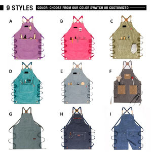 Tablier d'atelier pour hommes tablier d'atelier Oxford avec poches sac de rangement d'outils de travail accessoires de travail du bois multifonctionnels - Product Image 2