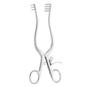 WEITLANER 200mm 7.78 \ "Rétracteur manuel à retenue automatique 3X4 dents semi-tranchant en acier inoxydable non stérile Adson articulé - Product Image 4