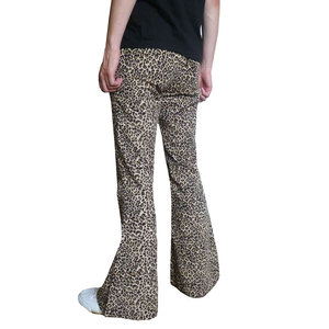 Pantalons de survêtement évasés pour hommes de haute qualité, service OEM, automne, poids lourd, anti-froissement, coupe régulière, style streetwear - Product Image 2
