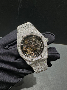 Relojes de Lujo con Incrustaciones de Moissanita, Probados con Diamantes, Plata 925, VVS, para Hombre - Product Image 1