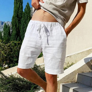 Men's Polyester/Cotton Solid Basketball <b>Shorts</b> Breathable Quick Dry Eco-Friendly Plus Size Gym Beach Vacation Basketball <b>Shorts</b> - Product Image 4