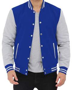 Veste universitaire en cuir et laine sur mesure pour hommes, veste bomber de baseball, meilleure qualité avec faible MOQ - Product Image 5
