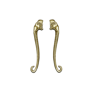 Manija de armario, manija de latón de alta calidad, elegante para tirar de la puerta, uso en el hogar, Hotel, cocina, restaurante - Product Image 3