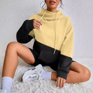 2025 nueva llegada Color a juego mujeres sudaderas con capucha suelta Casual Sudadera con capucha para mujeres Otoño Invierno extra pesado Essentials Sudadera con capucha - Product Image 4