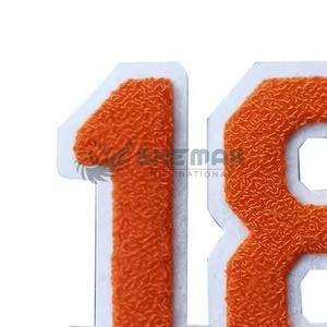 Logotipo de parche bordado personalizado de MOQ bajo al por mayor para ropa Parches de nuevo estilo hechos a medida Parches bordados de chenilla OEM - Product Image 4