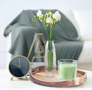Plateau en bois d'acacia de haute qualité avec poignées Plateau de service décoratif en bois Médaille et plaque de trophée de vente chaude de décor Impex - Product Image 5