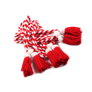 Cordones de sombrero ceremonial ligeros directos de fábrica con alambre de lingotes, cordón de sombrero de oficial al por mayor para uniformes - Product Image 2