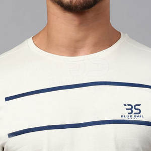 Pakistan fabricant hommes T-Shirts léger bas quantité minimale de commande hommes T-Shirts couleur unie hommes T-Shirts - Product Image 5